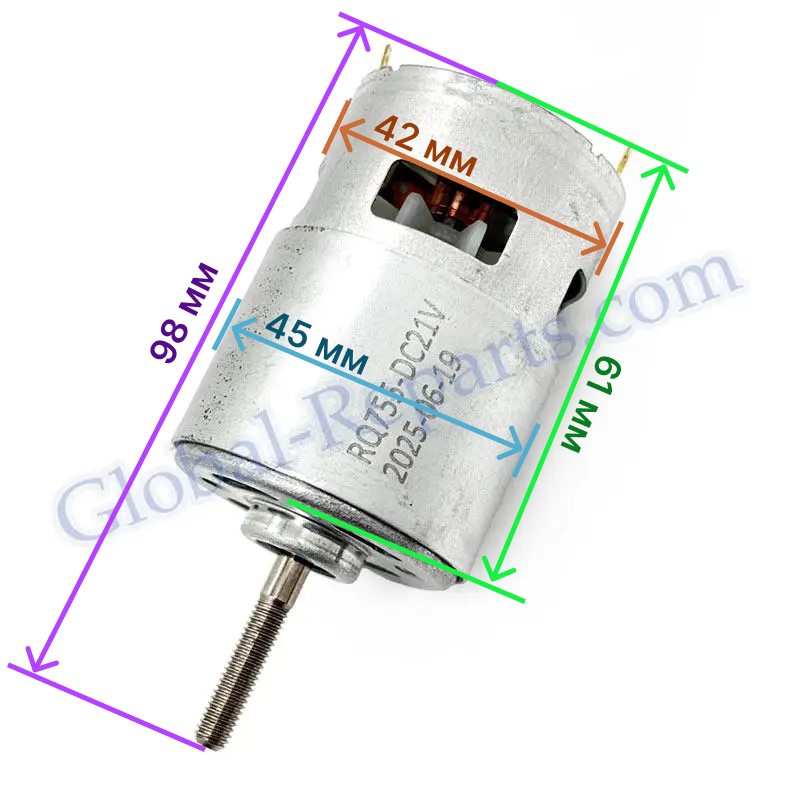 Двигун акумуляторного тримера RQ755-DC21V